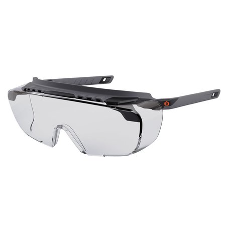 SKULLERZ BY ERGODYNE AFAS Safety Glasses, Matte Black Frame, Clear Lens,  OSMIN-AFAS